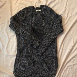 Black and white sweater cardigan